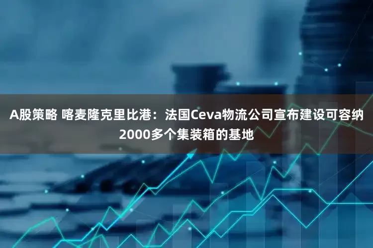 A股策略 喀麦隆克里比港：法国Ceva物流公司宣布建设可容纳2000多个集装箱的基地
