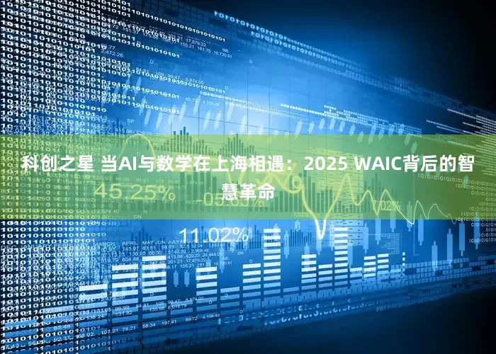 科创之星 当AI与数学在上海相遇：2025 WAIC背后的智慧革命